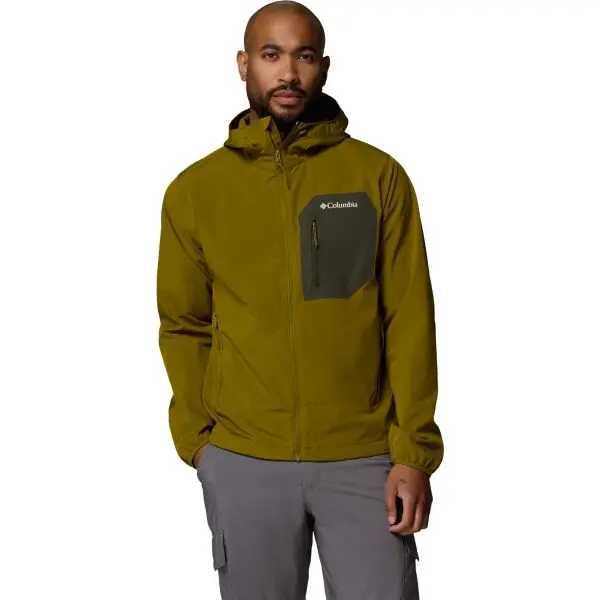 Columbia Columbia TALL HEIGHTS™ III HOODED SOFTSHELL Мъжко софтшел яке, khaki, размер