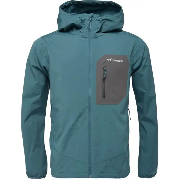 Columbia Columbia TALL HEIGHTS™ III HOODED SOFTSHELL Мъжко софтшел яке, синьо, размер