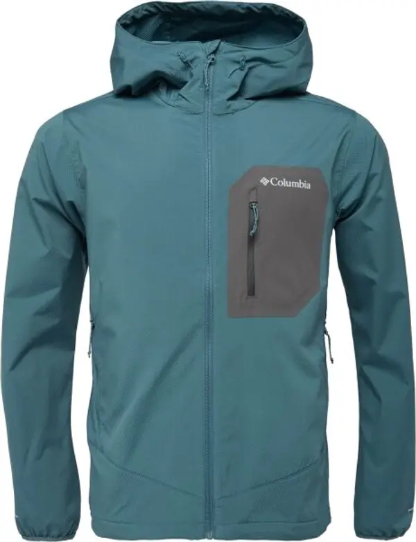 Columbia Columbia TALL HEIGHTS™ III HOODED SOFTSHELL Мъжко софтшел яке, синьо, размер