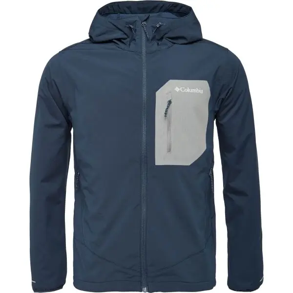Columbia Columbia TALL HEIGHTS™ III HOODED SOFTSHELL Мъжко софтшел яке, тъмносин, размер