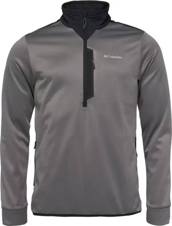 Columbia Columbia TECH FLEECE HALF ZIP Мъжко яке от флийс, тъмносиво, размер