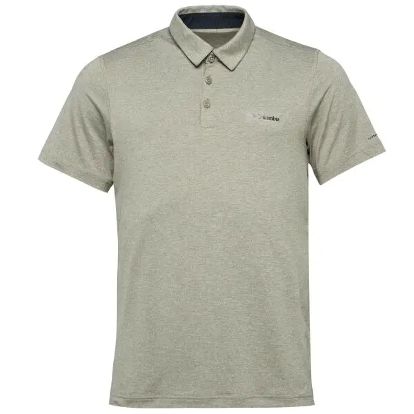 Columbia Columbia TECH TRAIL POLO Мъжка функционална тениска, тъмнозелено, размер