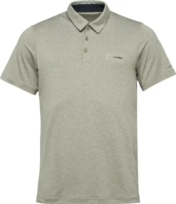 Columbia Columbia TECH TRAIL POLO Мъжка функционална тениска, тъмнозелено, размер