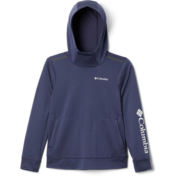 Columbia Columbia TECH TREK HOODIE Горнище за момичета, тъмносин, размер