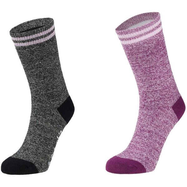 Columbia Columbia THERMAL CREW 2P W Дамски чорапи, тъмносиво, размер