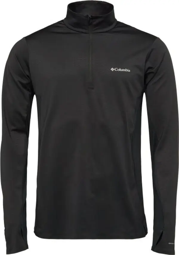 Columbia Columbia THREE PITCH HALF ZIP Мъжка тениска, черно, размер