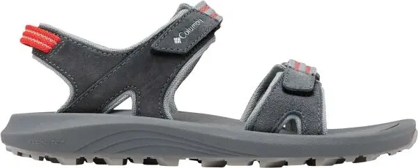 Columbia Columbia TRAILSTORM HIKER 2 STRAP Дамски кожени сандали, тъмносиво, размер 37