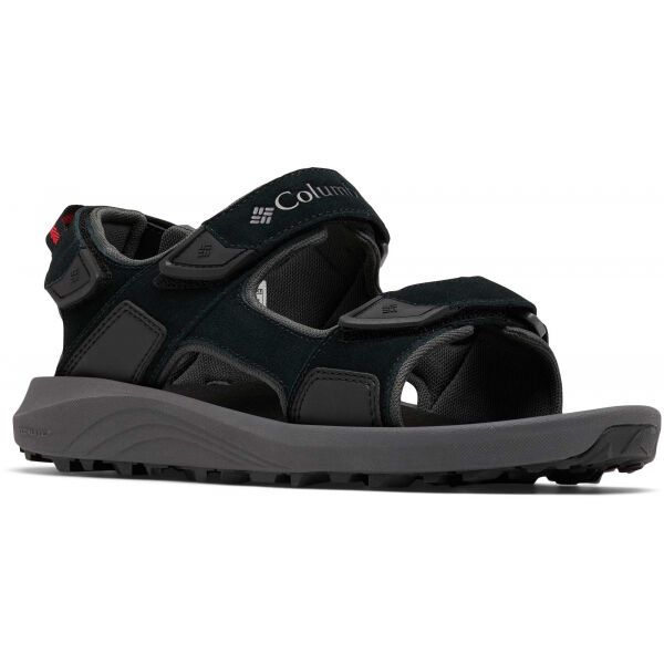 Columbia Columbia TRAILSTORM HIKER 3 STRAP Мъжки кожени сандали, черно, размер 40
