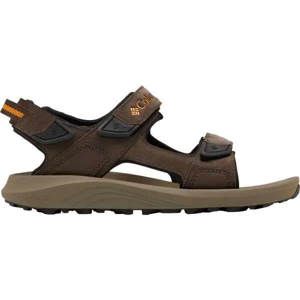 Columbia Columbia TRAILSTORM HIKER 3 STRAP Мъжки кожени сандали, кафяво, размер 45