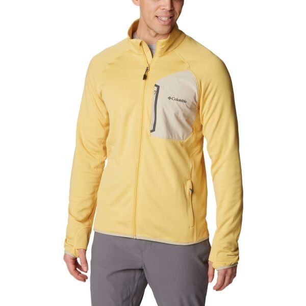 Columbia Columbia TRIPLE CANYON FULL ZIP Мъжко функционално горнище, жълто, размер