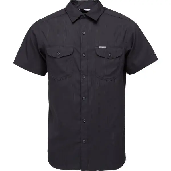 Columbia Columbia UNTILIZER™ II SOLID SHORT SLEEVE SHIRT Мъжка риза, черно, размер