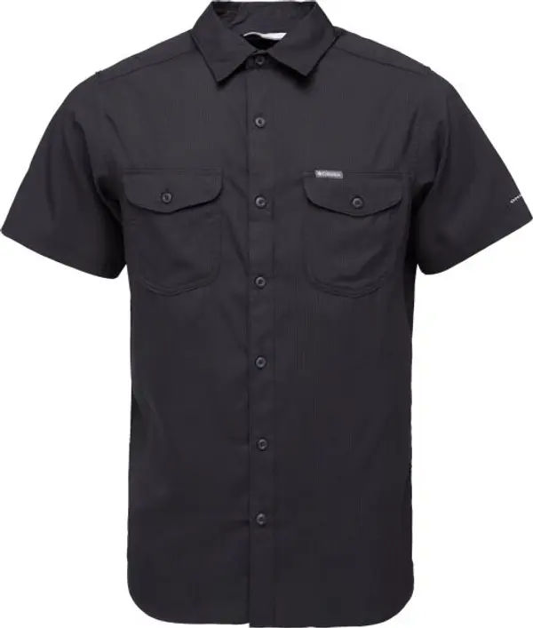 Columbia Columbia UNTILIZER™ II SOLID SHORT SLEEVE SHIRT Мъжка риза, черно, размер