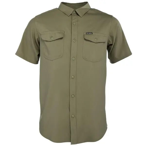 Columbia Columbia UNTILIZER™ II SOLID SHORT SLEEVE SHIRT Мъжка риза, khaki, размер