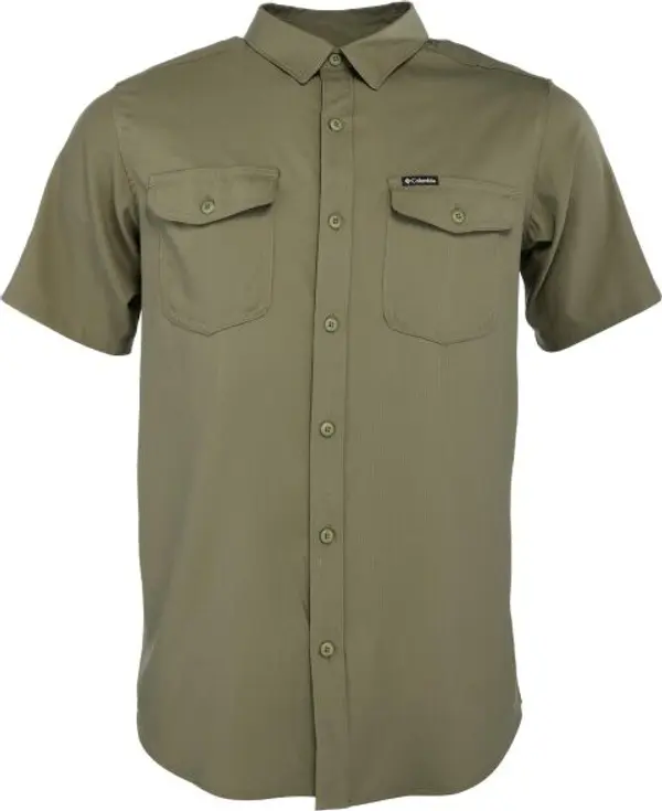 Columbia Columbia UNTILIZER™ II SOLID SHORT SLEEVE SHIRT Мъжка риза, khaki, размер