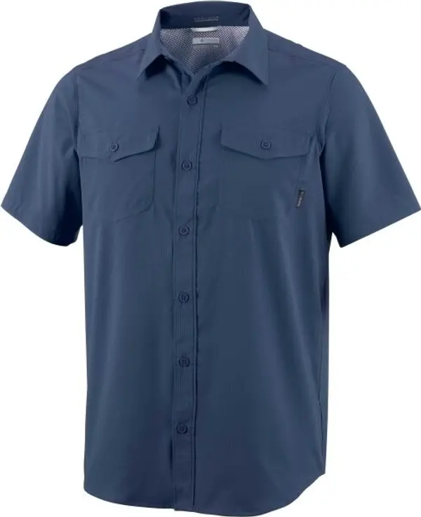 Columbia Columbia UNTILIZER™ II SOLID SHORT SLEEVE SHIRT Мъжка риза, тъмносин, размер