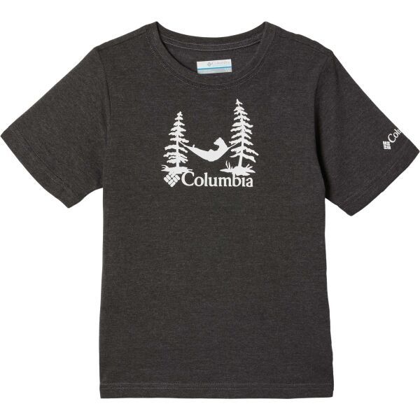 Columbia Columbia VALLEY CREED SHORT SLEEVE GRAPHIC SHIRT Детска тениска, черно, размер