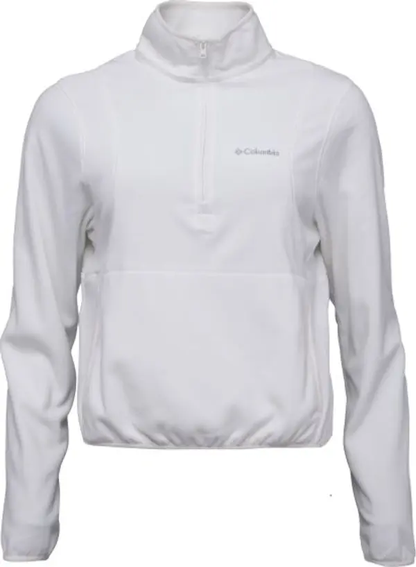 Columbia Columbia VITAL VALLEY™ FLEECE HALF ZIP Дамски поларен суичър, бяло, размер