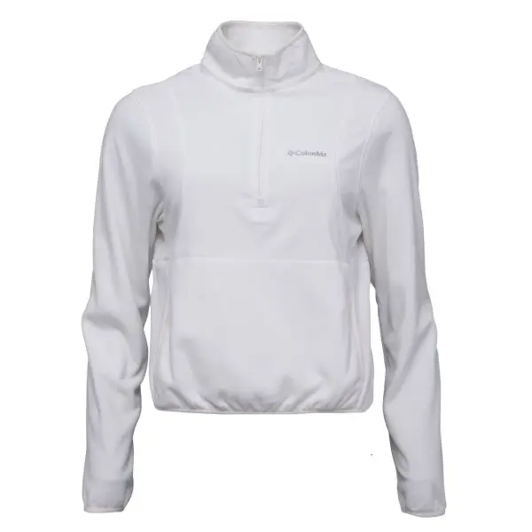 Columbia Columbia VITAL VALLEY™ FLEECE HALF ZIP Дамски поларен суичър, бяло, размер