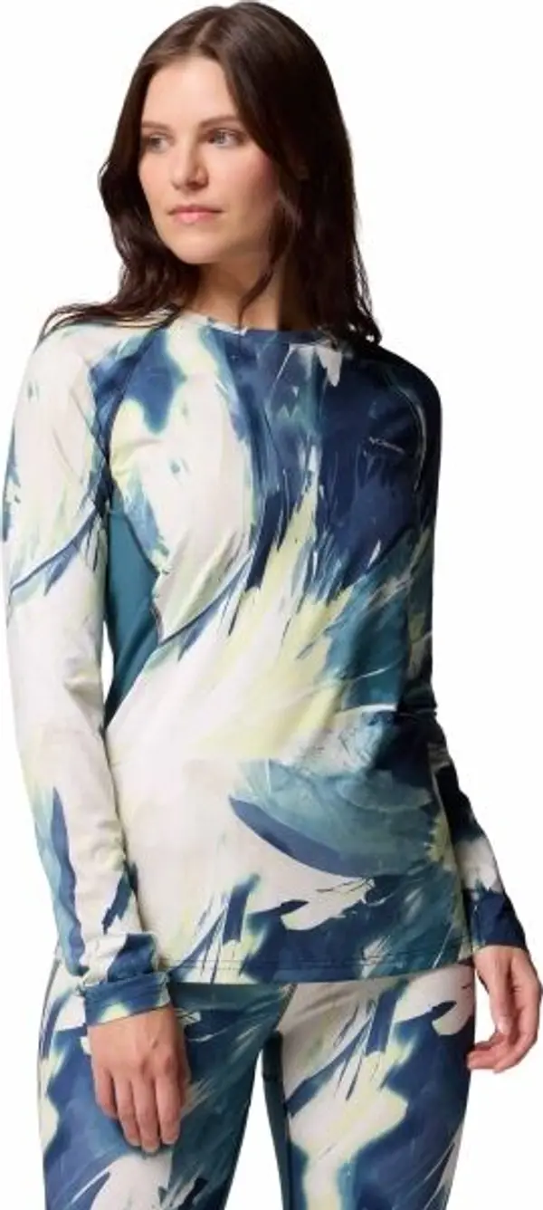 Columbia Columbia W OMNI-HEAT INFINITY KNIT SL CREW Дамска функционална тениска, синьо, размер