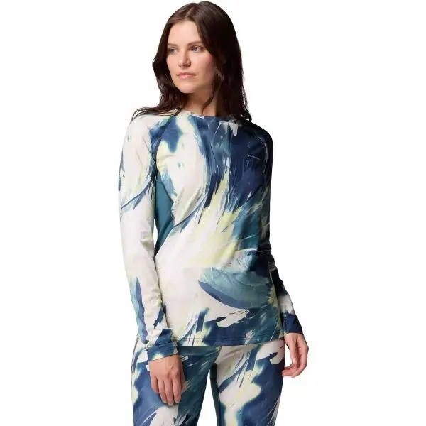 Columbia Columbia W OMNI-HEAT INFINITY KNIT SL CREW Дамска функционална тениска, синьо, размер