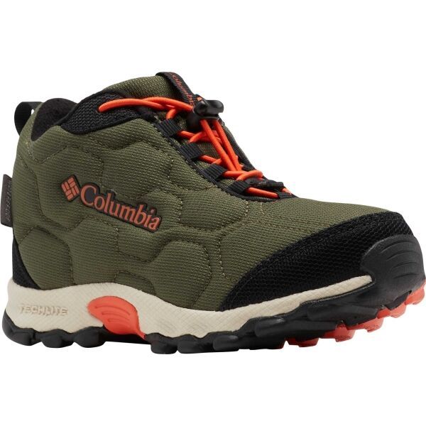 Columbia Columbia YOUTH FIRECAMP MID SLEDDER WP Детски туристически обувки, khaki, размер 38