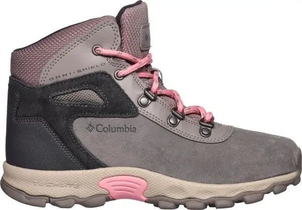 Columbia Columbia YOUTH NEWTON RIDGE AMPED Детски туристически обувки, сиво, размер 32