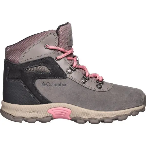 Columbia Columbia YOUTH NEWTON RIDGE AMPED Детски туристически обувки, сиво, размер 34