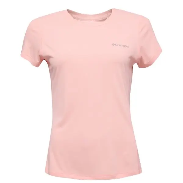 Columbia Columbia ZERO RULES LIGHT SS CREW Дамска тениска, розово, размер
