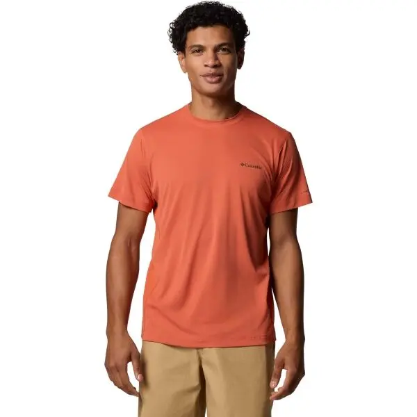 Columbia Columbia ZERO RULES LIGHT SS GRAPHIC CREW Мъжка тениска, червено, размер