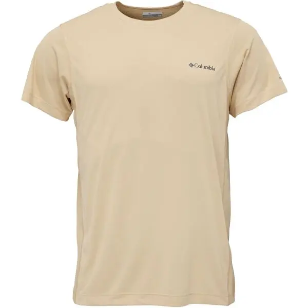 Columbia Columbia ZERO RULES LIGHT SS GRAPHIC CREW Мъжка тениска, жълто, размер