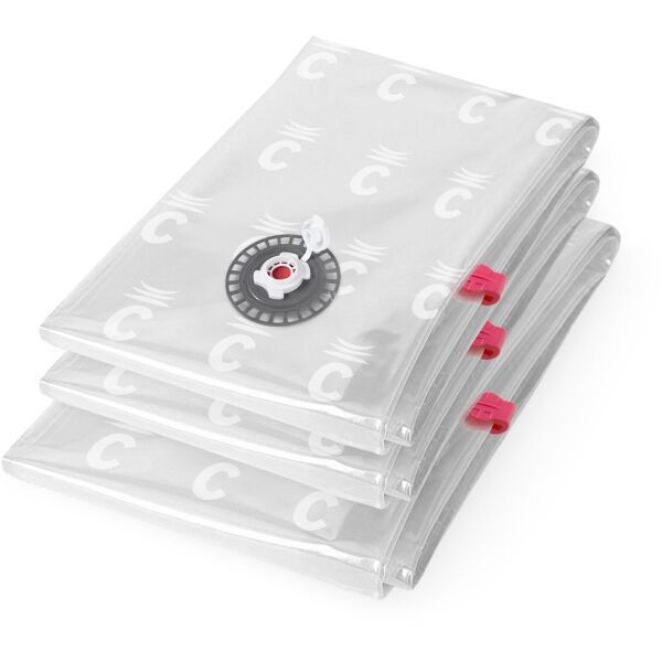 COMPACTOR COMPACTOR BAG ASPISPACE 3PCS Вакуумен чувал за съхранение на текстил и пера, прозрачно, размер