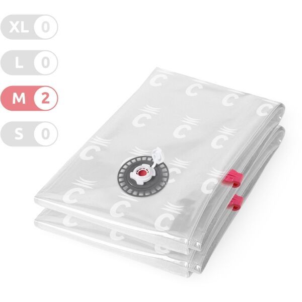 COMPACTOR COMPACTOR BAG ASPISPACE M Вакуумен чувал за съхранение на текстил и пера, прозрачно, размер