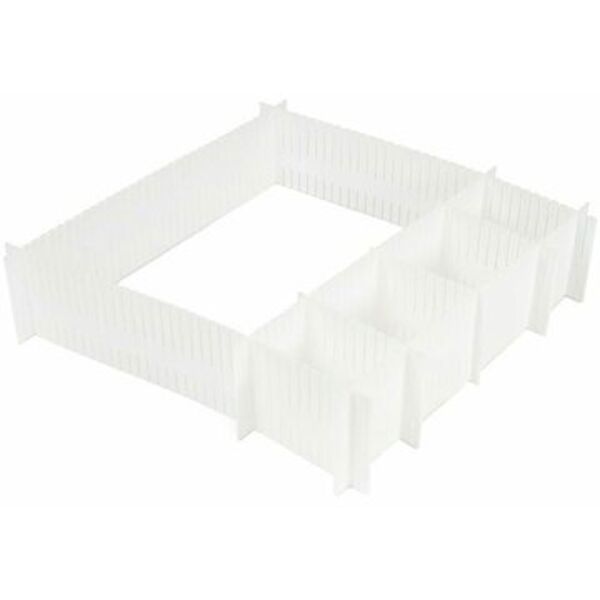 COMPACTOR COMPACTOR FREE Органайзер за шкаф, бяло, размер