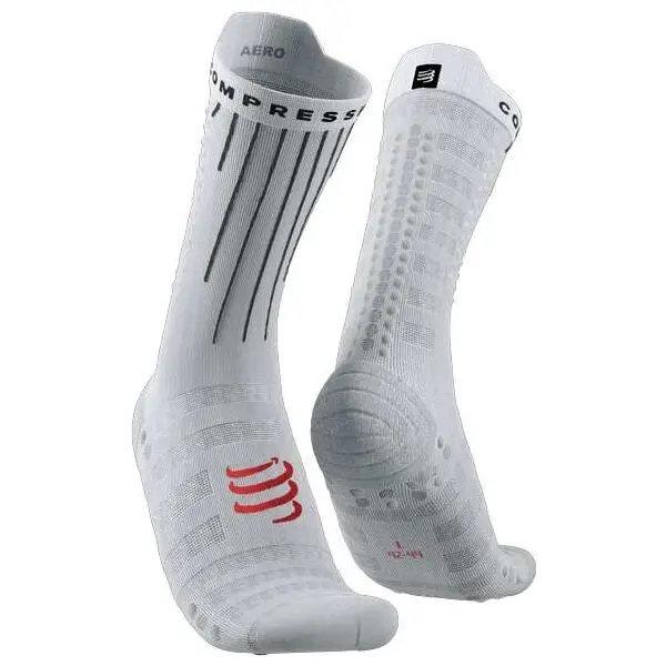 Compressport Compressport AERO SOCKS Велосипедни чорапи, сиво, размер