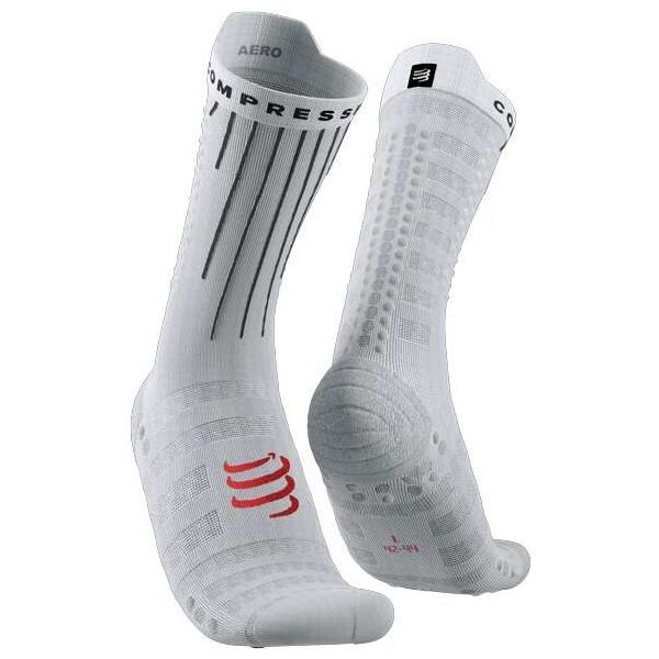 Compressport Compressport AERO SOCKS Велосипедни чорапи, сиво, размер