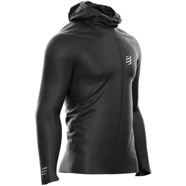 Compressport Compressport HURRICANE WATERPROOF 10/10 JACKET Мъжко  яке за бягане, черно, размер M