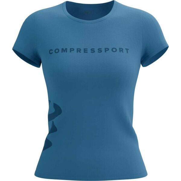 Compressport Compressport LOGO SS TSHIRT W Дамска термо тениска, синьо, размер XS