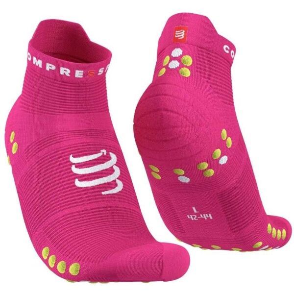 Compressport Compressport PRO RACING SOCKS V4.0 RUN Чорапи за бягане, розово, размер T3