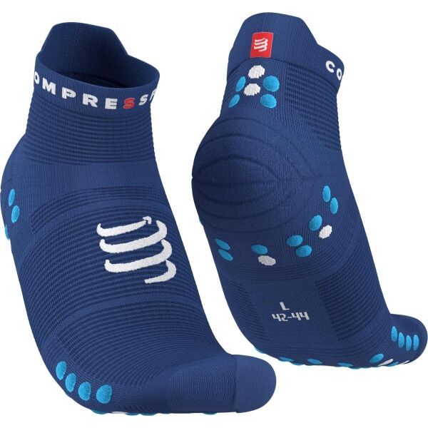 Compressport Compressport PRO RACING SOCKS V4.0 RUN Чорапи за бягане, синьо, размер T4