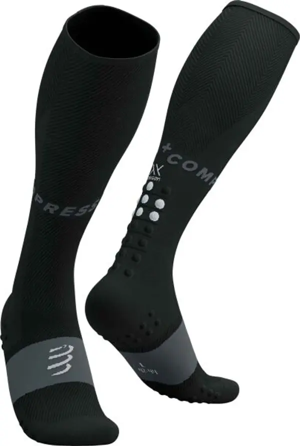 Compressport Compressport FULL SOCKS OXYGEN Компресиращи чорапи за бягане, черно, размер