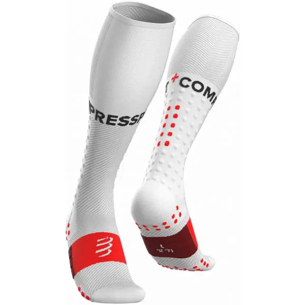 Compressport Compressport FULL SOCKS RUN Компресиращи чорапи за бягане, бяло, размер