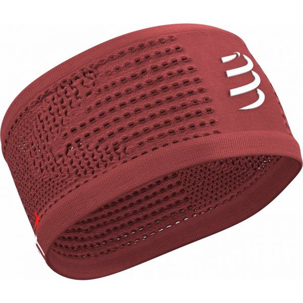 Compressport Compressport HEADBAND ON/OFF Лека спортна лента за глава, цвят сьомга, размер