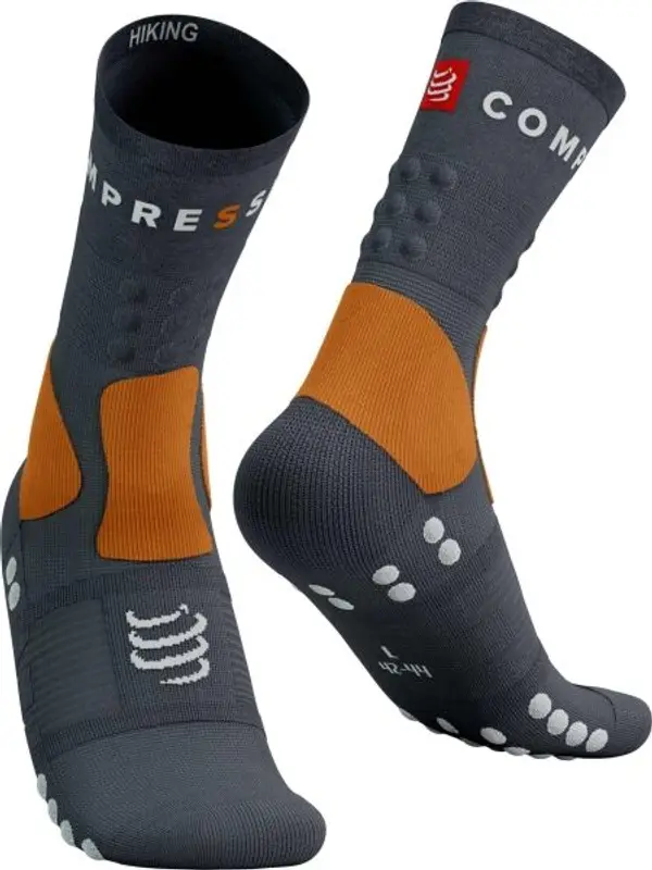 Compressport Compressport HIKING SOCKS Туристически чорапи, сиво, размер