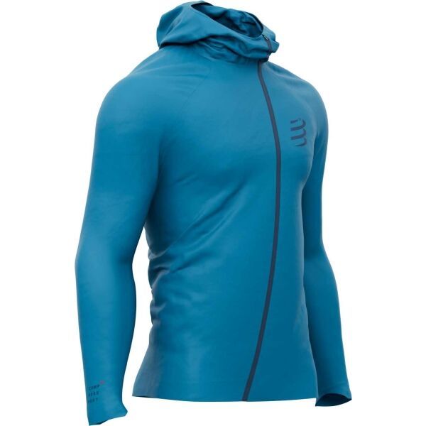 Compressport Compressport HURRICANE WATERPROOF 10/10 JACKET Мъжко  яке за бягане, светлосиньо, размер