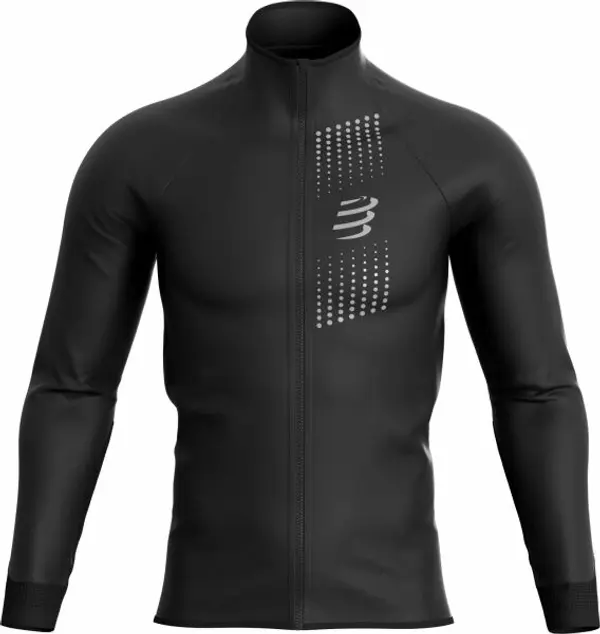 Compressport Compressport HURRICANE WINDPROOF JACKET M Мъжко ветроустойчиво яке, черно, размер