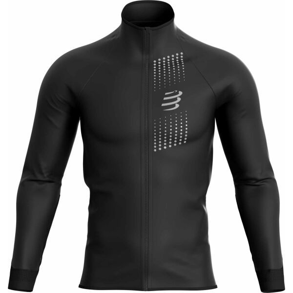 Compressport Compressport HURRICANE WINDPROOF JACKET M Мъжко ветроустойчиво яке, черно, размер