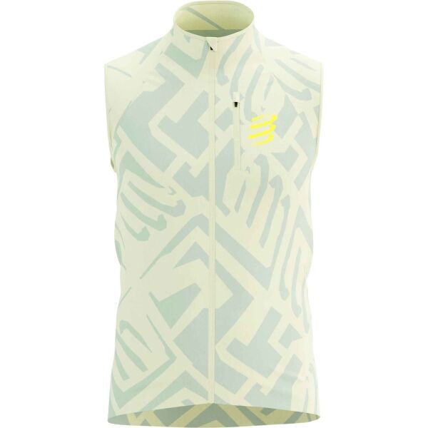 Compressport Compressport HURRICANE WINDPROOF VEST M Мъжки елек от флийс, светло-зелено, размер