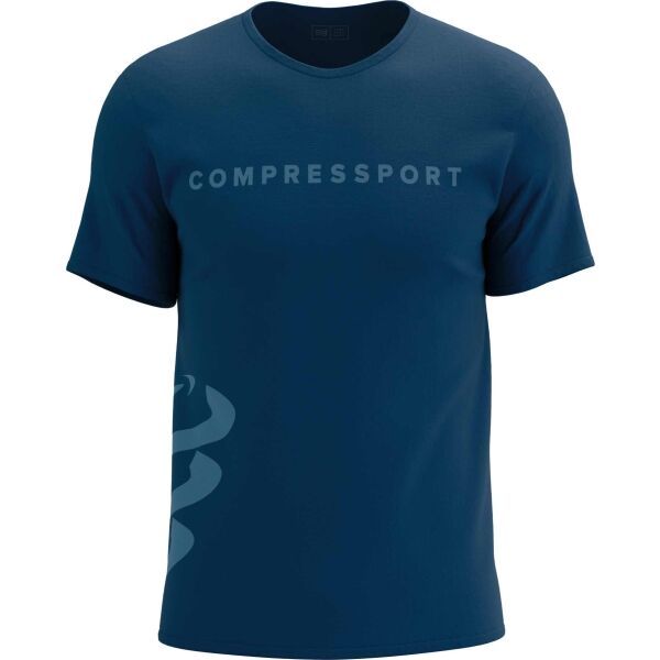 Compressport Compressport LOGO SS TSHIRT Мъжка тениска за трениране, синьо, размер