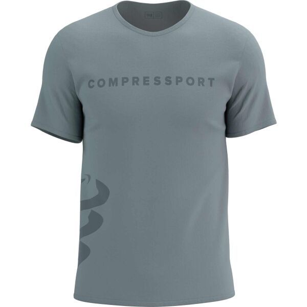 Compressport Compressport LOGO SS TSHIRT Мъжка тениска за трениране, сиво, размер