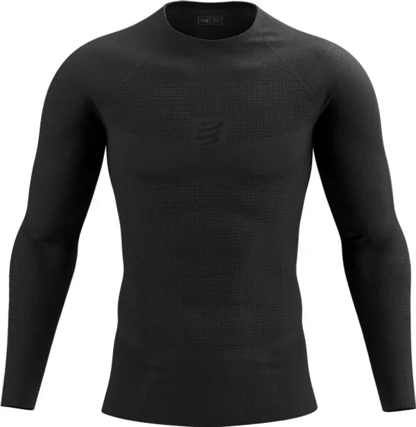 Compressport Compressport ON/OFF BASE LAYER LS TOP M Мъжка функционална тениска, черно, размер